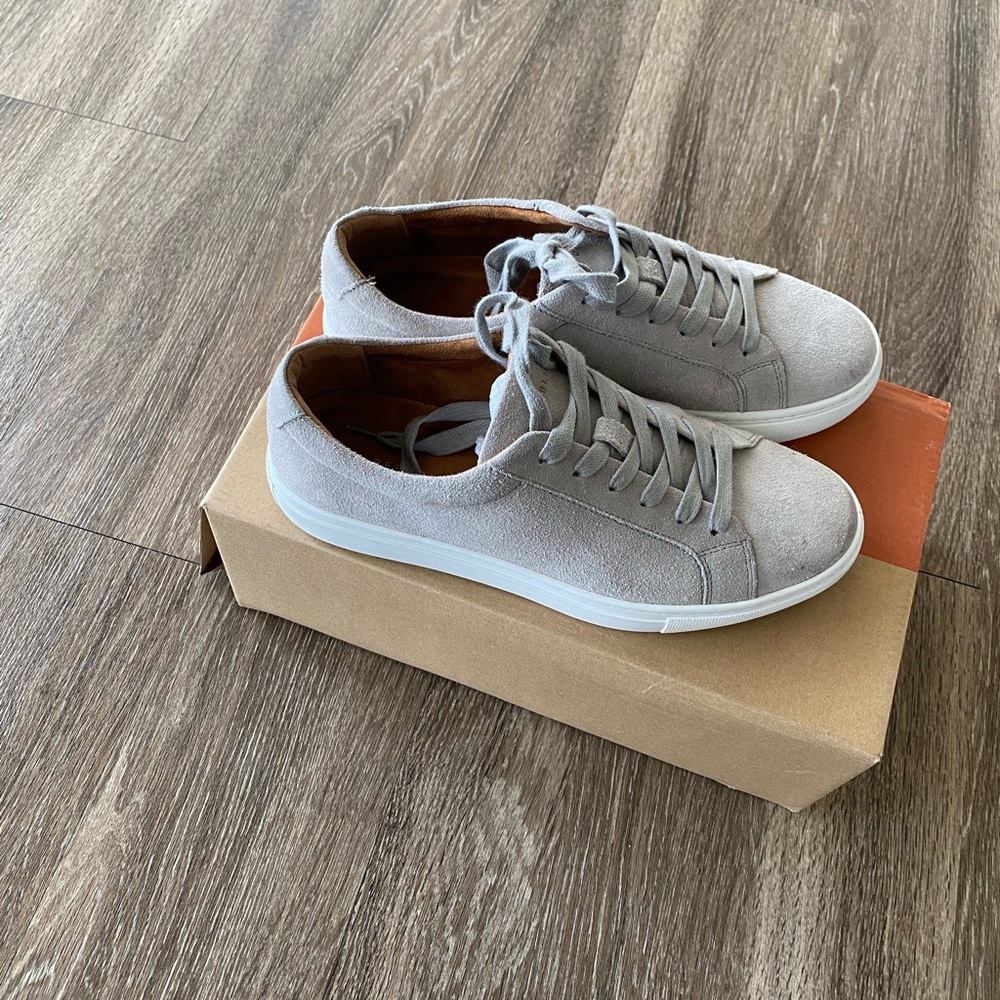 New Republic Kurt Gray Suede Sneakers Sz 8.5